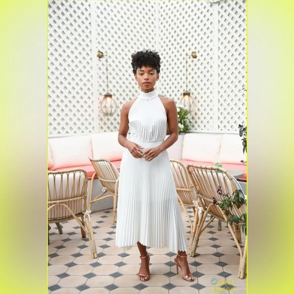 A.L.C. Renzo White Midi Dress size 12